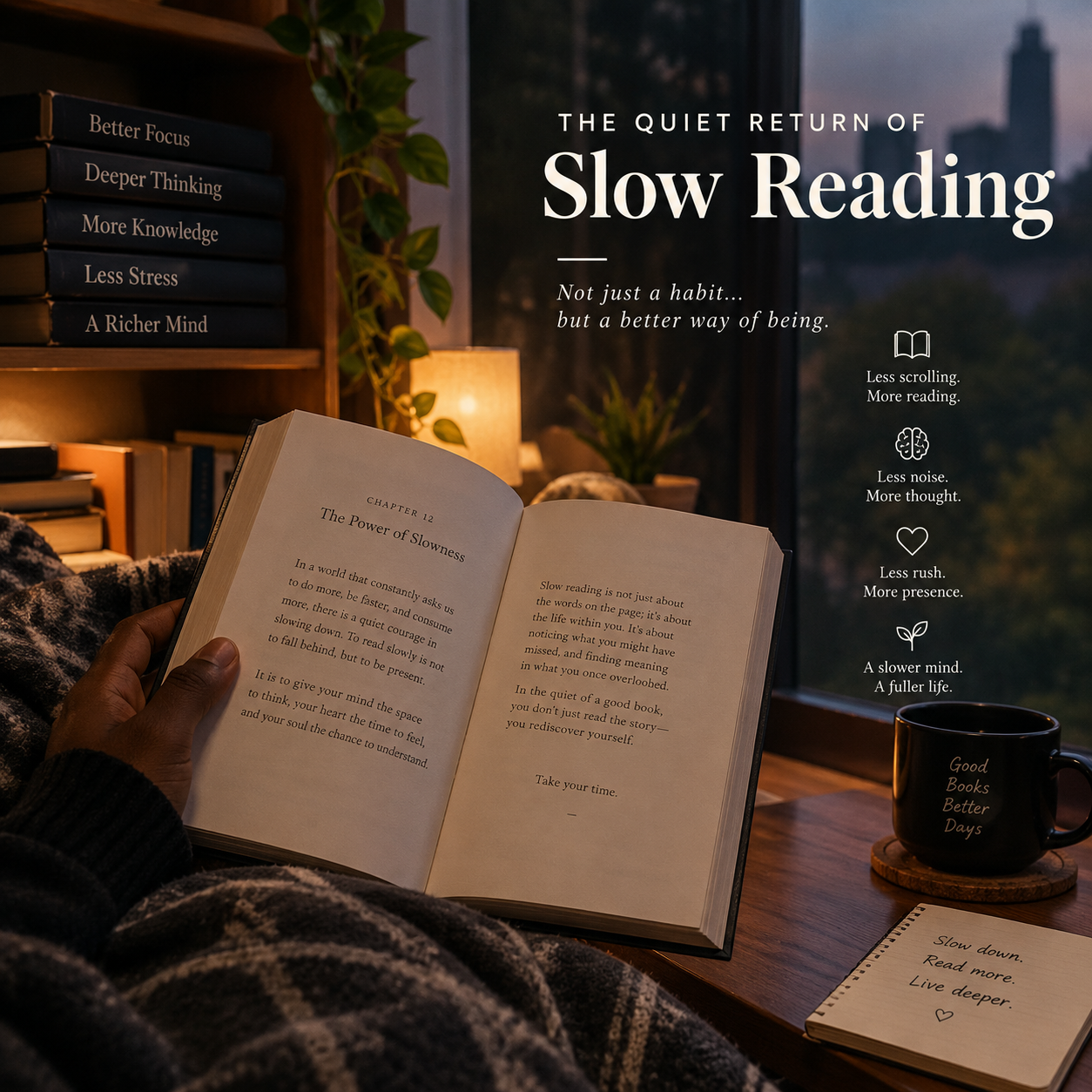 WHY  ATTENTIVE READING IS MAKING A  COMEBACK